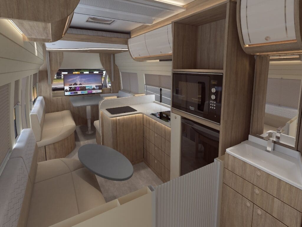 Caravan IT interior 3d model