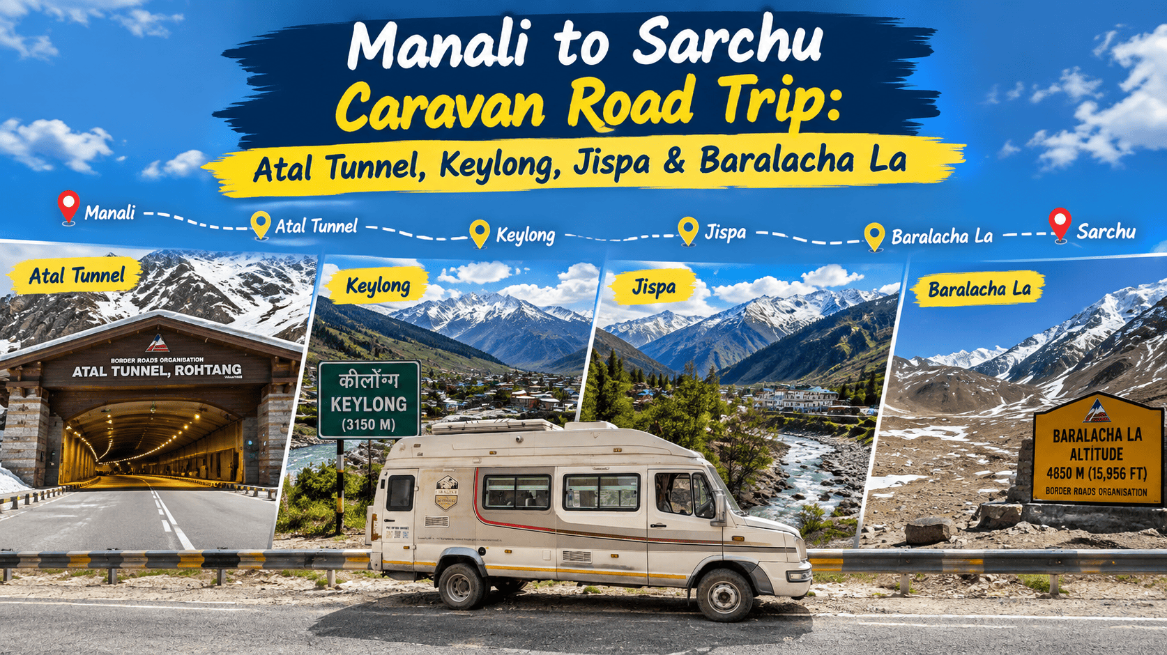 Manali to Sarchu Caravan Road Trip